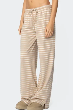 Jona Stripey Slit Pants