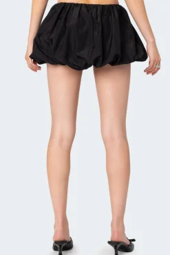 Jora Nylon Bubble Mini Skirt