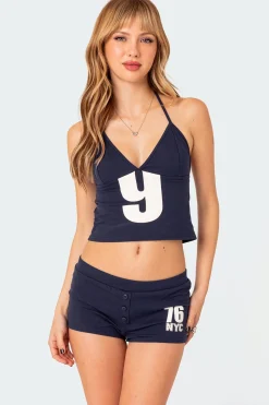 Jordan V Neck Halter Top