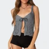 Josepha Knit Split Front Top