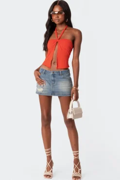 Julia Split Front Top