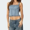 Juliet Ruched Lace Up Corset