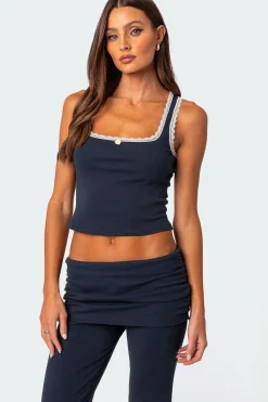 Kadence Lace Trim Tank Top