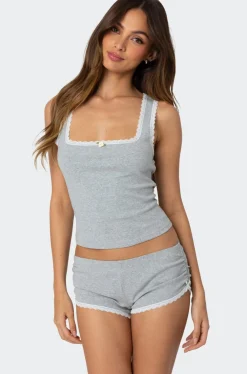 Kadence Lace Trim Tank Top