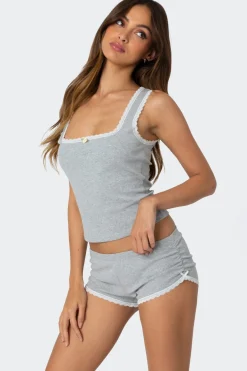 Kadence Lace Trim Tank Top