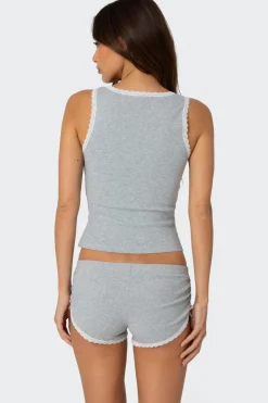 Kadence Lace Trim Tank Top