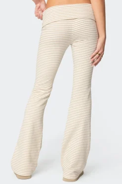 Kaeli Stripey Flared Leggings