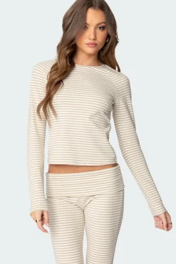 Kaeli Stripey Long Sleeve T Shirt