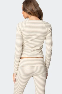 Kaeli Stripey Long Sleeve T Shirt