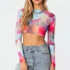 Kaleidoscope Open-Back Top