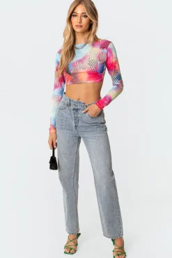 Kaleidoscope Open-Back Top