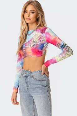 Kaleidoscope Open-Back Top