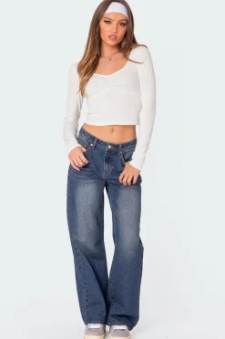 Karie Relaxed Mid Rise Jeans