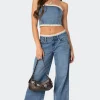 Karlie Lace Trim Jeans