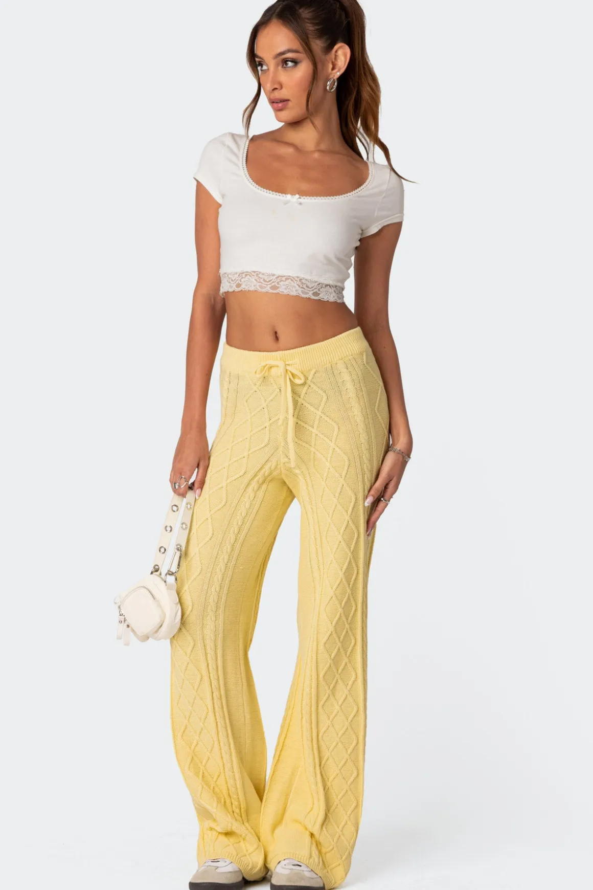 Kasey Cable Knit Pants
