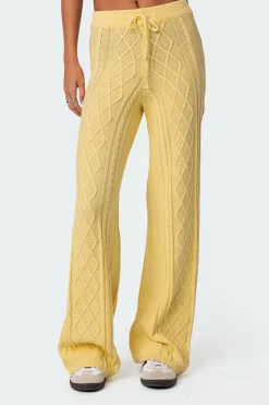 Kasey Cable Knit Pants