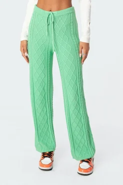 Kasey Cable Knit Pants