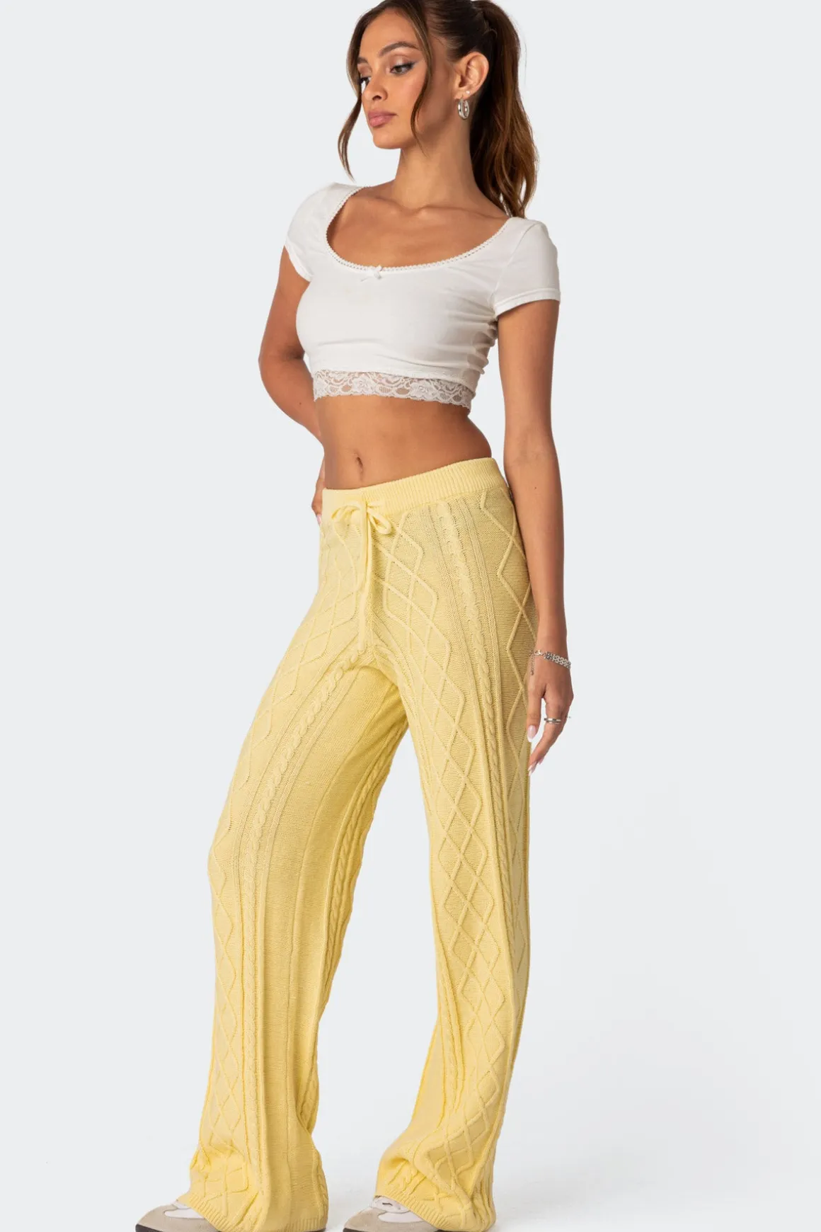 Kasey Cable Knit Pants
