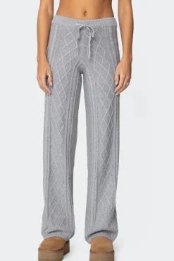 Kasey Cable Knit Pants