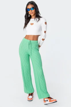 Kasey Cable Knit Pants