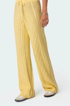 Kasey Cable Knit Pants