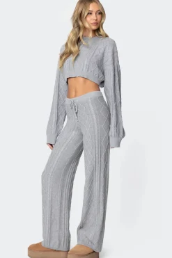 Kasey Cable Knit Pants