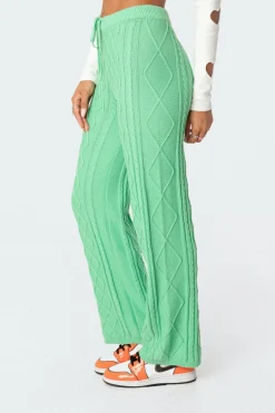 Kasey Cable Knit Pants