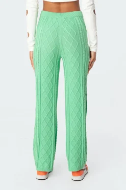 Kasey Cable Knit Pants