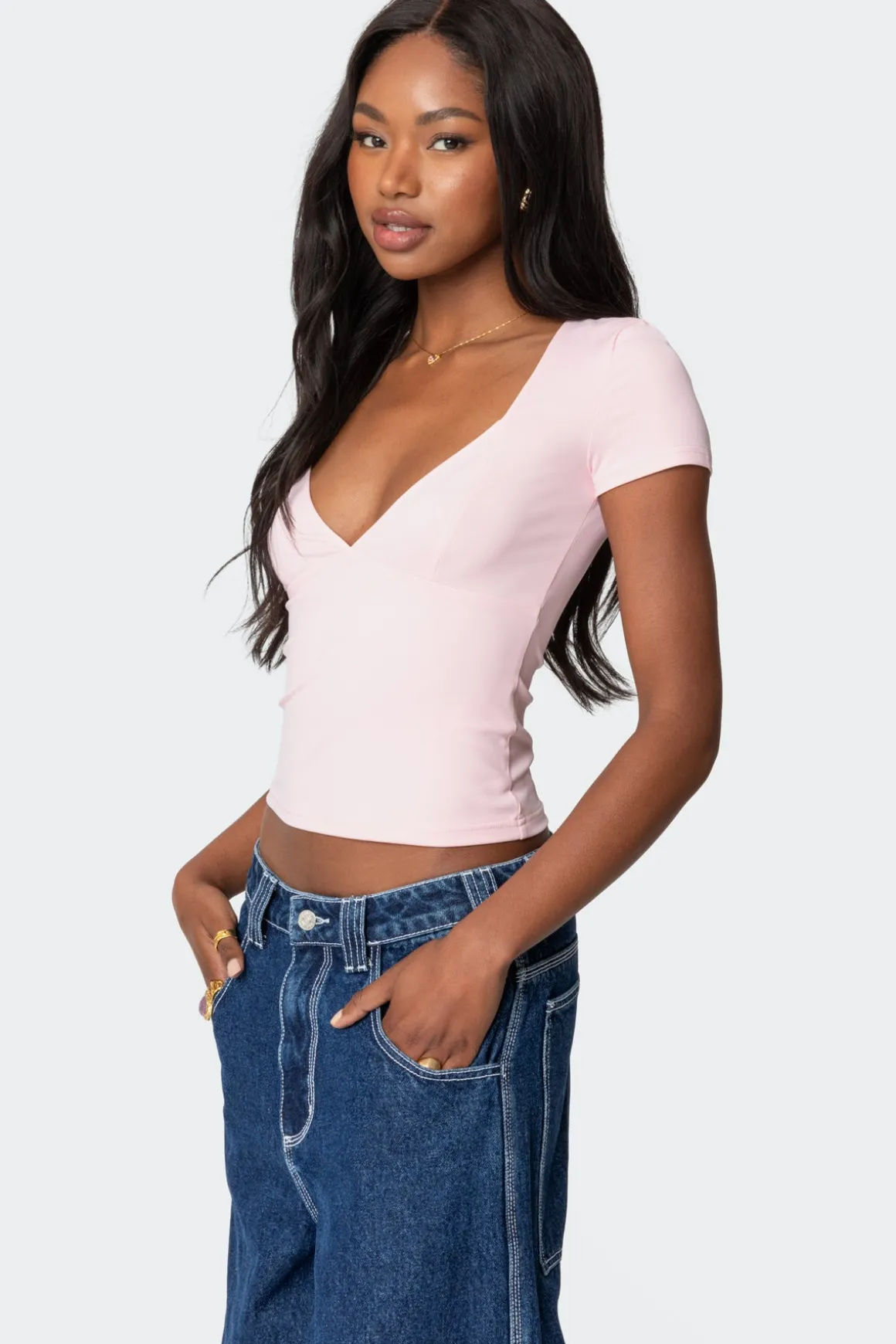 Katia V Neck Top