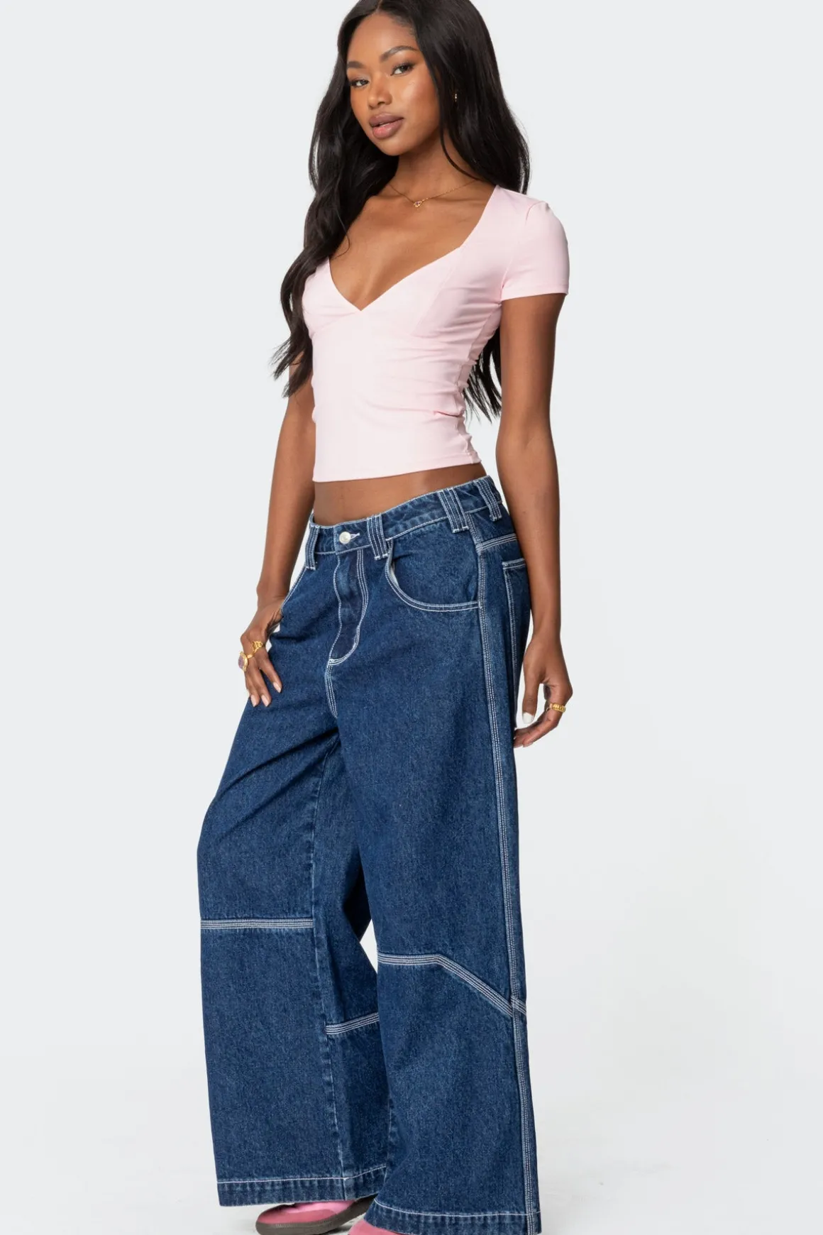 Katia V Neck Top