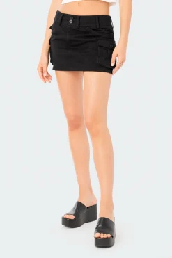 Katya Low-Rise Cargo Skirt