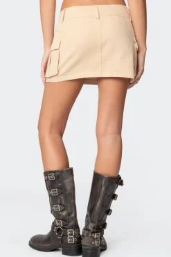 Katya Low-Rise Cargo Skirt