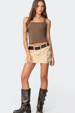 Katya Low-Rise Cargo Skirt
