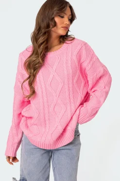 Kennedy Oversized Cable Knit Sweater