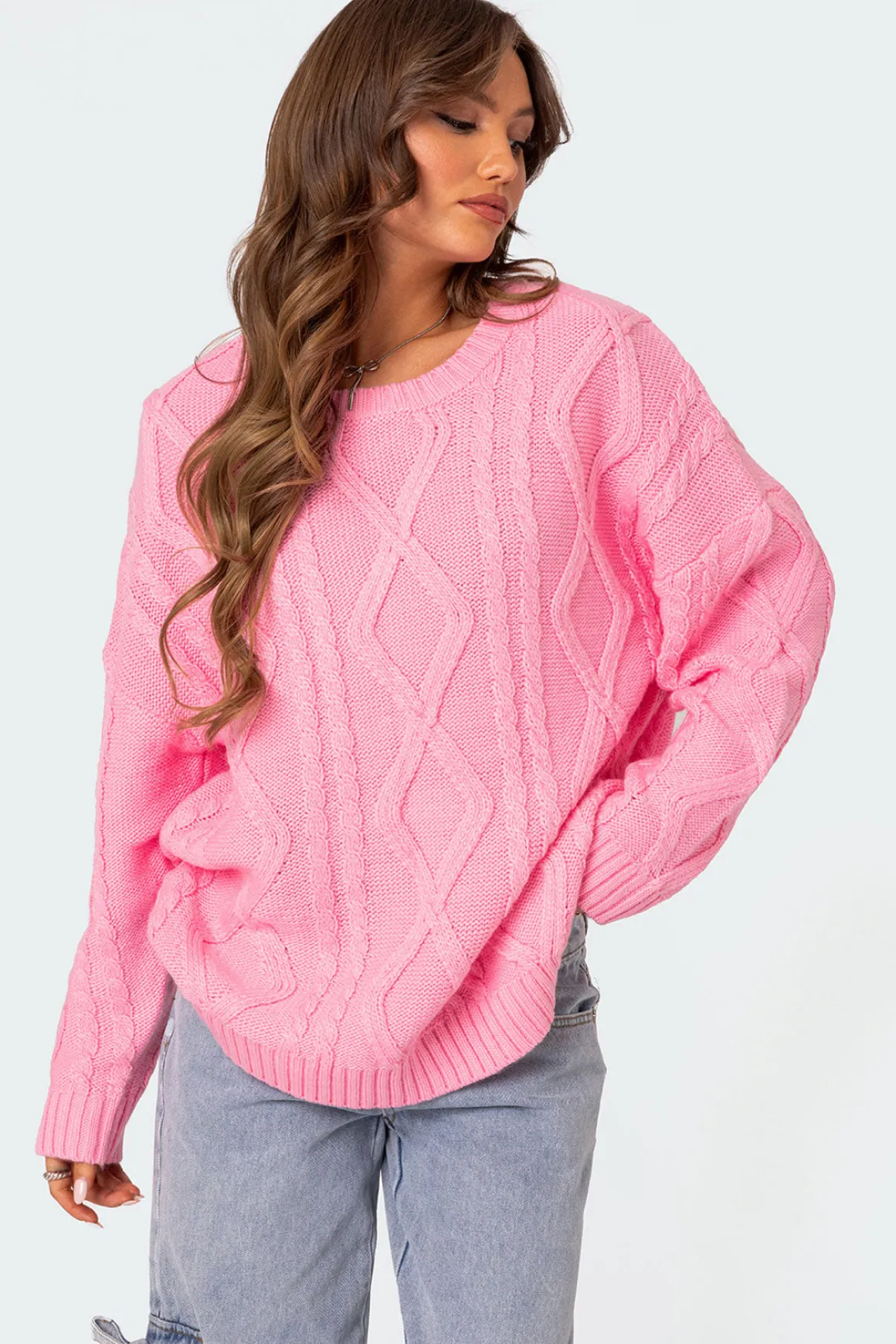 Kennedy Oversized Cable Knit Sweater