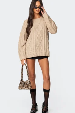 Kennedy Oversized Cable Knit Sweater