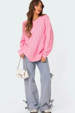Kennedy Oversized Cable Knit Sweater