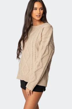 Kennedy Oversized Cable Knit Sweater