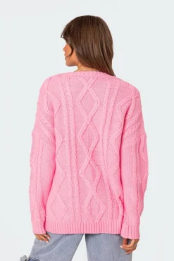 Kennedy Oversized Cable Knit Sweater