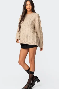 Kennedy Oversized Cable Knit Sweater