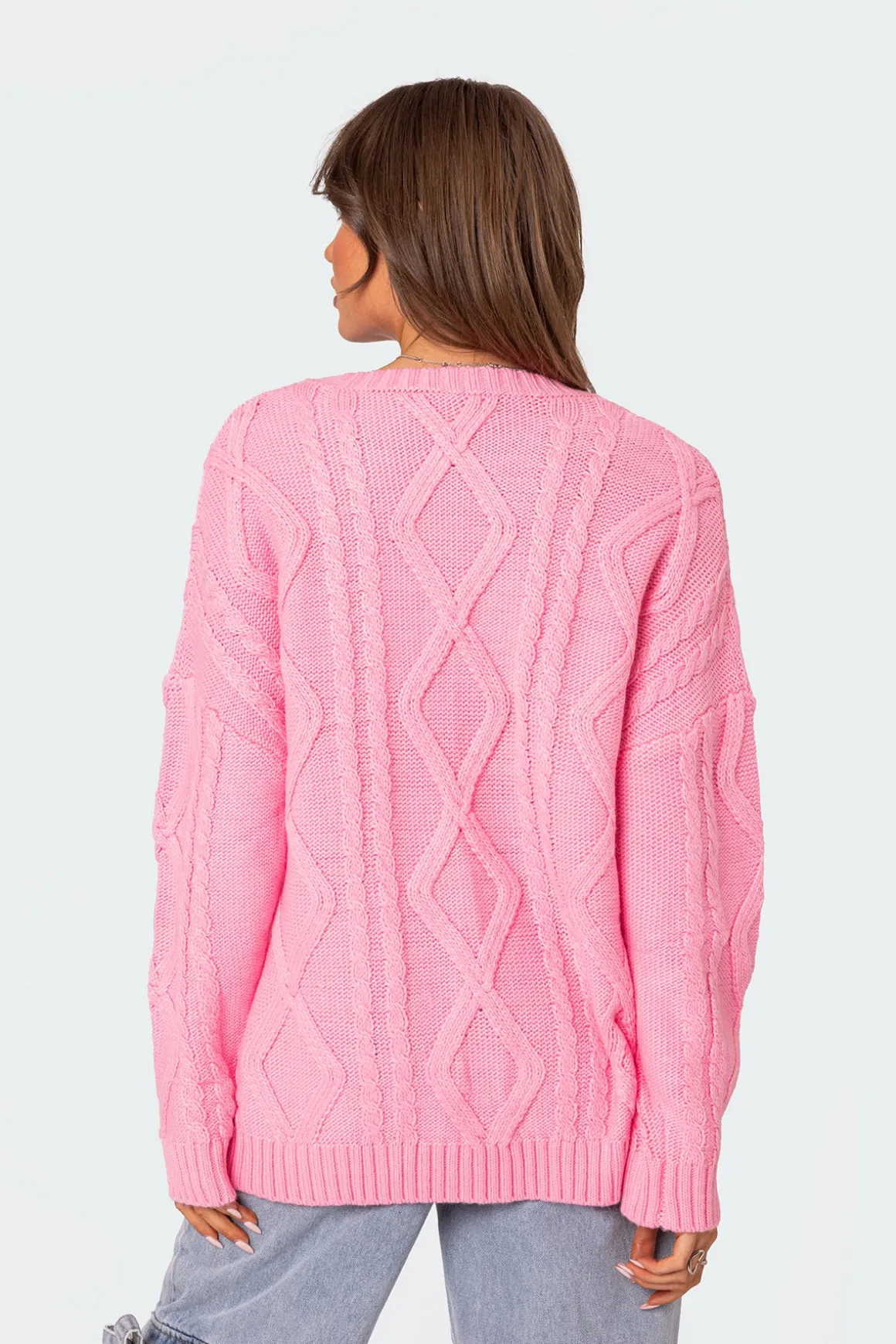 Kennedy Oversized Cable Knit Sweater