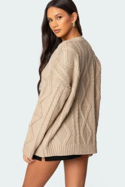Kennedy Oversized Cable Knit Sweater