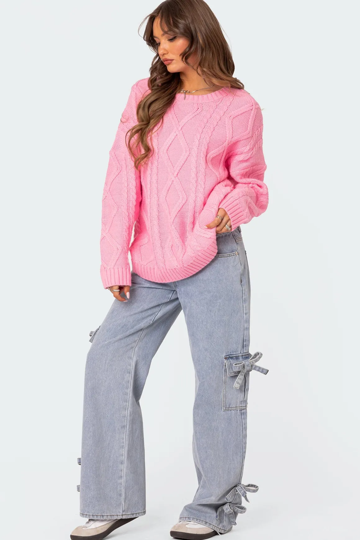 Kennedy Oversized Cable Knit Sweater