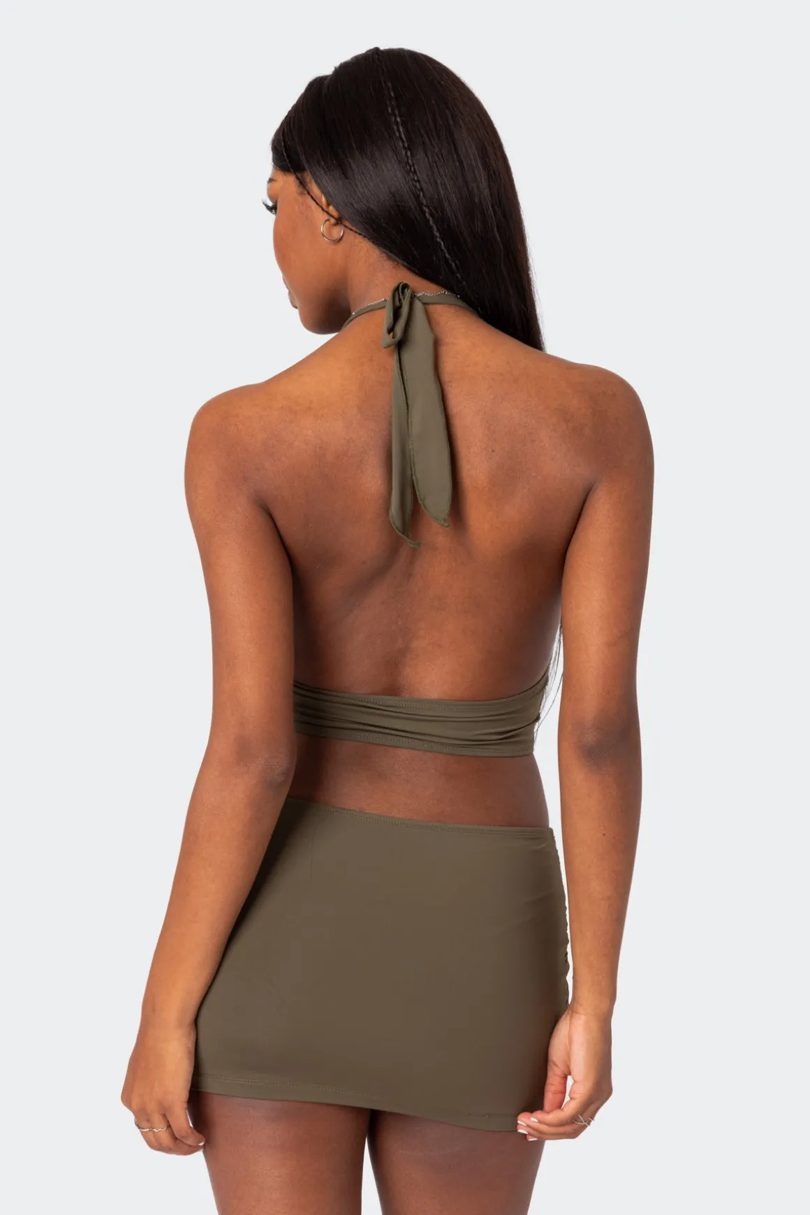 Kenya Gathered Halter Top