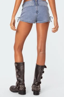 Kenzy Micro Denim Shorts