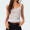 Kerry Sheer Lace Tank Top