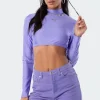 Kimmy Shiny Crop Top