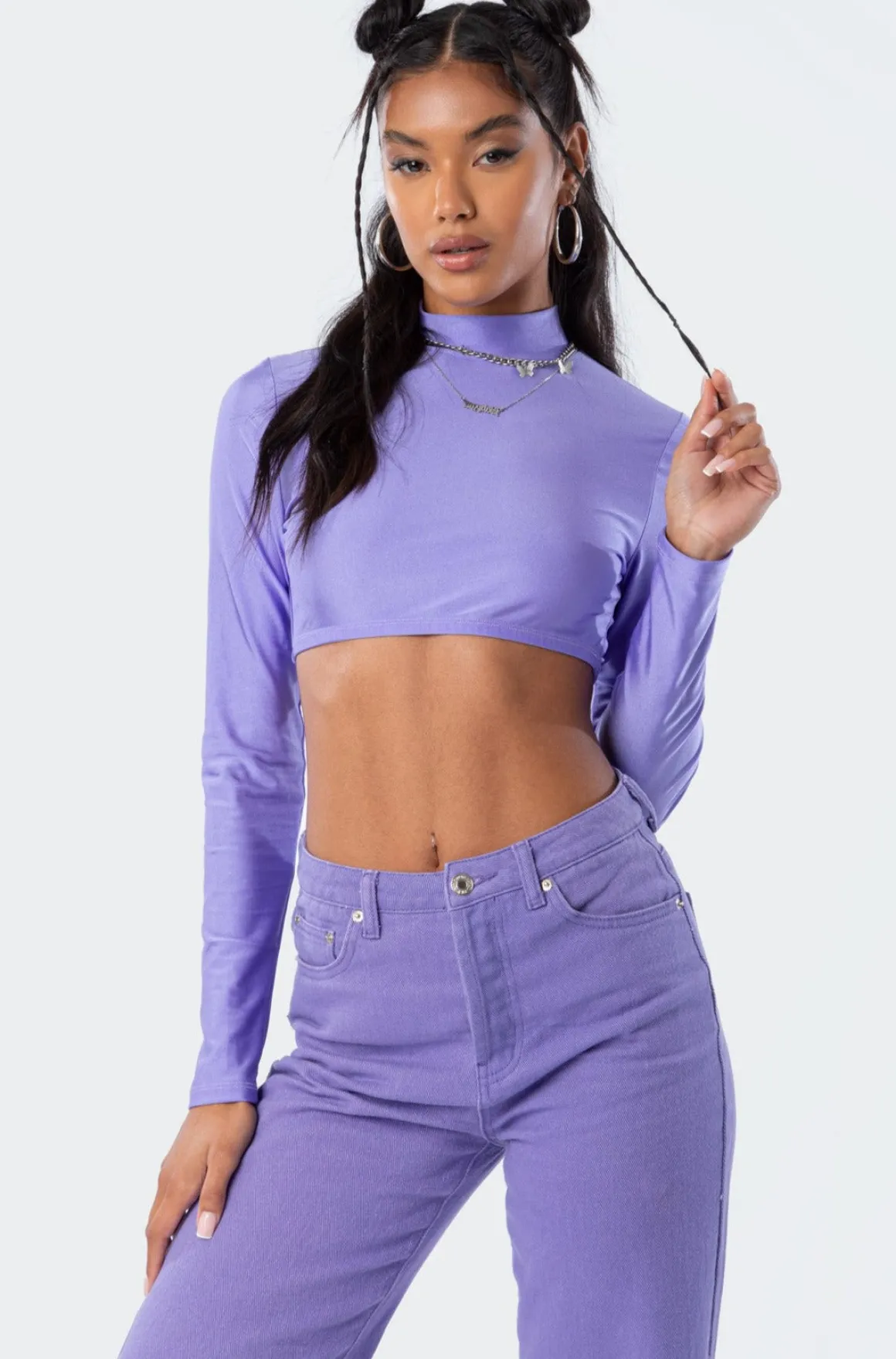 Kimmy Shiny Crop Top
