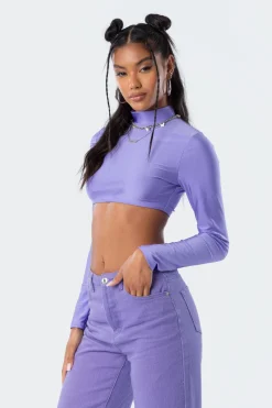 Kimmy Shiny Crop Top