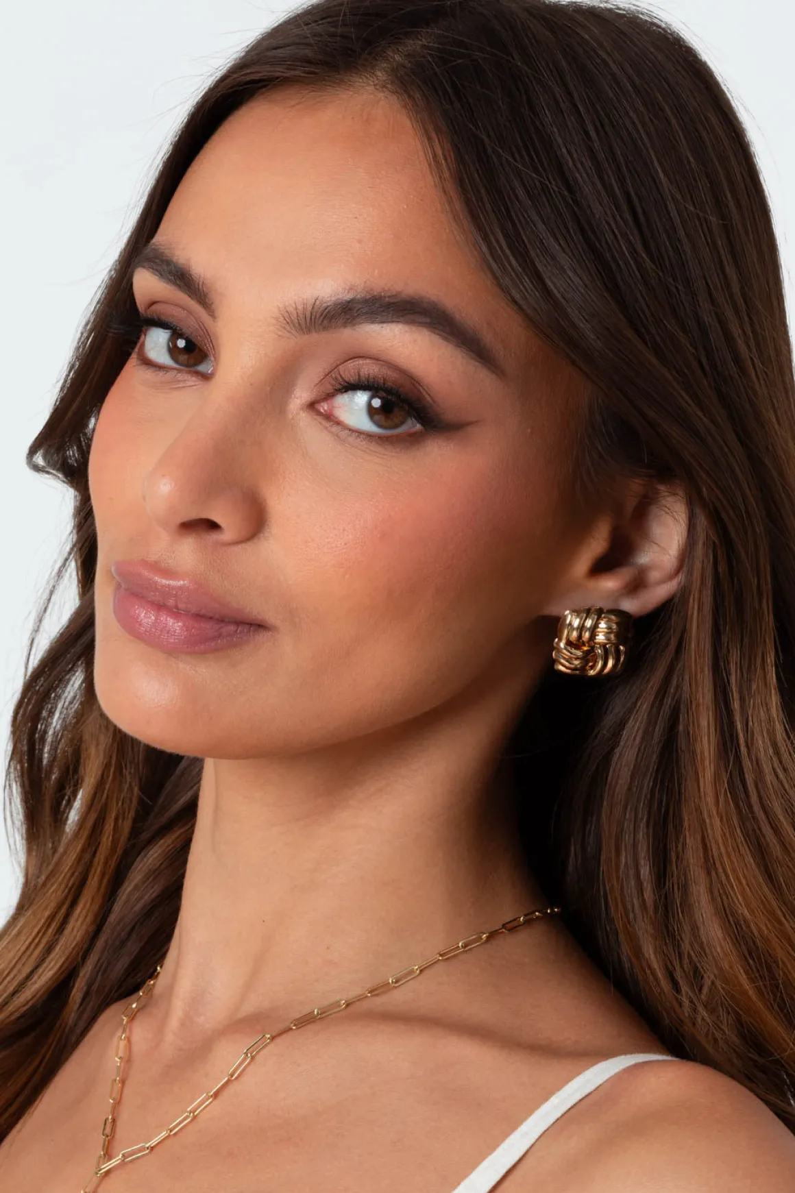 Knotted Square Studs
